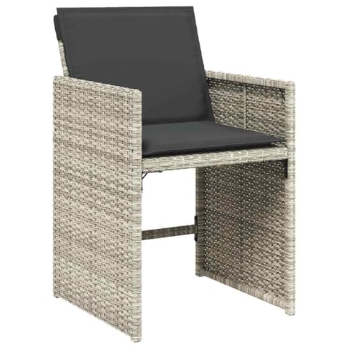 INLIFE Garten Essgruppe mit Kissen Falten 5 pcs Hellgrau Poly Rattan,Möbel,Gartenmöbel,Gartenmöbel-Sets,Hellgrau,40 KG,3379992 INLIFE Garten Essgruppe mit Kissen Falten 5 pcs Hellgrau Poly Rattan,Möbel,Gartenmöbel,Gartenmöbel-Sets,Hellgrau,40 KG,3379992 von INLIFE