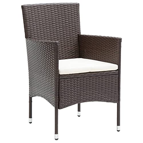 INLIFE Garten-Essstühle 4 STK. Poly-Rattan Braun,Möbel,Gartenmöbel,Gartensitzmöbel,Gartenstühle,Braun,24.8 KG,318501 INLIFE Garten-Essstühle 4 STK. Poly-Rattan Braun,Möbel,Gartenmöbel,Gartensitzmöbel,Gartenstühle,Braun,24.8 KG,318501 von INLIFE