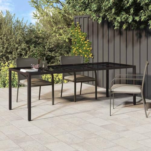 INLIFE Garten-Eßtisch Braun 250 x 100 x 75 cm Poly Rattan,Möbel,Gartenmöbel,Gartentische,Braun,50.2 KG,362553 INLIFE Garten-Eßtisch Braun 250 x 100 x 75 cm Poly Rattan,Möbel,Gartenmöbel,Gartentische,Braun,50.2 KG,362553 von INLIFE