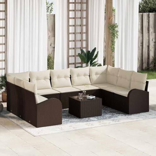 INLIFE Garten-Sofa-Set 10 pcs Braun Poly Rattan,Möbel,Gartenmöbel,Gartenmöbel-Sets,Braun,78.4 KG,3346208 INLIFE Garten-Sofa-Set 10 pcs Braun Poly Rattan,Möbel,Gartenmöbel,Gartenmöbel-Sets,Braun,78.4 KG,3346208 von INLIFE