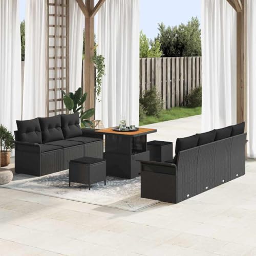 INLIFE Garten-Sofa-Set mit Kissen 10 pcs Schwarz 80 x 80 x 71 cm,Möbel,Gartenmöbel,Gartensitzmöbel,Gartensofas,Schwarz,79.2 KG,3364044 INLIFE Garten-Sofa-Set mit Kissen 10 pcs Schwarz 80 x 80 x 71 cm,Möbel,Gartenmöbel,Gartensitzmöbel,Gartensofas,Schwarz,79.2 KG,3364044 von INLIFE