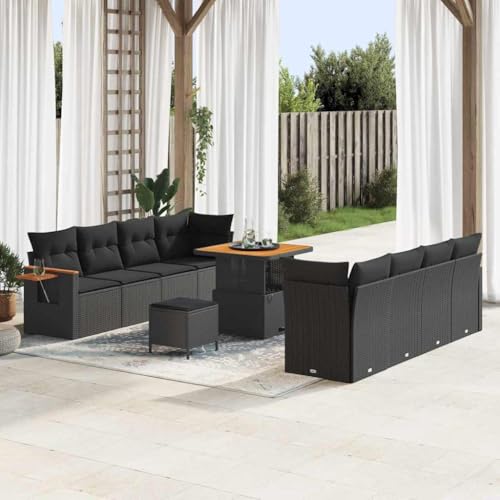 INLIFE Garten-Sofa-Set mit Kissen 11 pcs Schwarz 80 x 80 x 71 cm,Möbel,Gartenmöbel,Gartensitzmöbel,Gartensofas,Schwarz,89.6 KG,3363144 INLIFE Garten-Sofa-Set mit Kissen 11 pcs Schwarz 80 x 80 x 71 cm,Möbel,Gartenmöbel,Gartensitzmöbel,Gartensofas,Schwarz,89.6 KG,3363144 von INLIFE