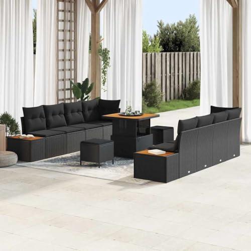 INLIFE Garten-Sofa-Set mit Kissen 11 pcs Schwarz 80 x 80 x 71 cm,Möbel,Gartenmöbel,Gartensitzmöbel,Gartensofas,Schwarz,94.6 KG,3364834 INLIFE Garten-Sofa-Set mit Kissen 11 pcs Schwarz 80 x 80 x 71 cm,Möbel,Gartenmöbel,Gartensitzmöbel,Gartensofas,Schwarz,94.6 KG,3364834 von INLIFE