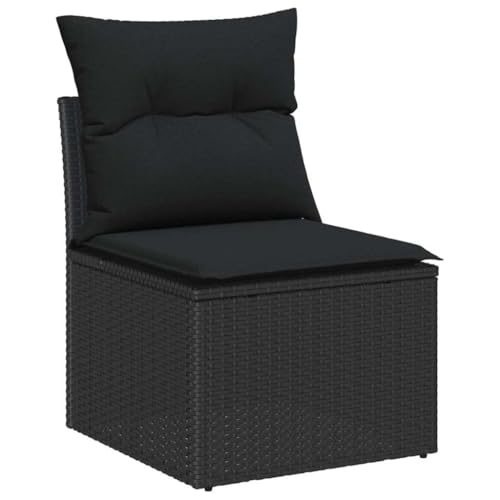 INLIFE Garten-Sofa-Set mit Kissen 14 pcs Schwarz 110 x 55 x 71 cm,Möbel,Gartenmöbel,Gartensitzmöbel,Gartensofas,Schwarz,106.6 KG,3364409 INLIFE Garten-Sofa-Set mit Kissen 14 pcs Schwarz 110 x 55 x 71 cm,Möbel,Gartenmöbel,Gartensitzmöbel,Gartensofas,Schwarz,106.6 KG,3364409 von INLIFE