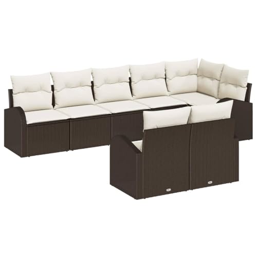 INLIFE Garten-Sofa-Set mit Kissen 8 pcs Braun und Weiß Poly Rattan,Möbel,Gartenmöbel,Gartenmöbel-Sets,Braun,69.4 KG,3354757 INLIFE Garten-Sofa-Set mit Kissen 8 pcs Braun und Weiß Poly Rattan,Möbel,Gartenmöbel,Gartenmöbel-Sets,Braun,69.4 KG,3354757 von INLIFE