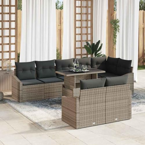 INLIFE Garten-Sofa-Set mit Kissen 9 pcs Grau 100 x 55 x 73 cm,Möbel,Gartenmöbel,Gartensitzmöbel,Gartensofas,Grau,80 KG,3349025 INLIFE Garten-Sofa-Set mit Kissen 9 pcs Grau 100 x 55 x 73 cm,Möbel,Gartenmöbel,Gartensitzmöbel,Gartensofas,Grau,80 KG,3349025 von INLIFE
