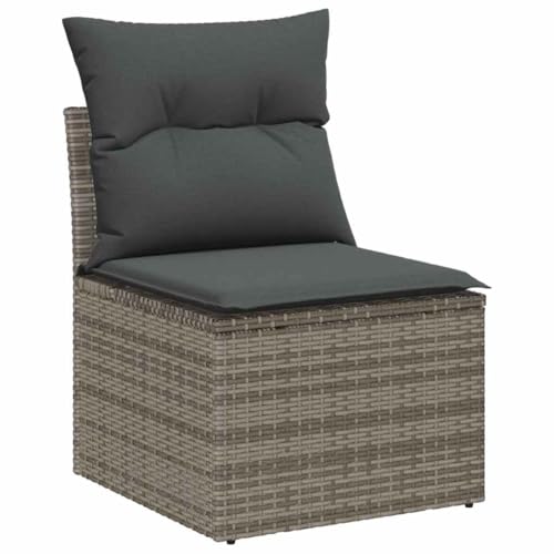 INLIFE Garten-Sofa-Set mit Kissen mit Speicher 6 pcs Grau Poly Rattan,Möbel,Gartenmöbel,Gartenmöbel-Sets,Grau,50 KG,3360350 INLIFE Garten-Sofa-Set mit Kissen mit Speicher 6 pcs Grau Poly Rattan,Möbel,Gartenmöbel,Gartenmöbel-Sets,Grau,50 KG,3360350 von INLIFE