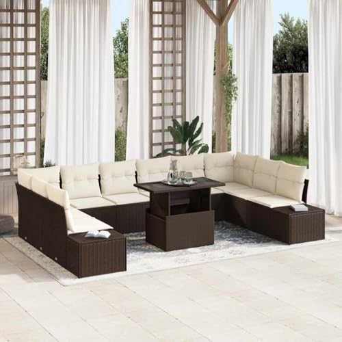 INLIFE Garten-Sofa-Set mit Speicher 11 pcs Braun Poly Rattan,Möbel,Gartenmöbel,Gartenmöbel-Sets,Braun,102.3 KG,3357991 INLIFE Garten-Sofa-Set mit Speicher 11 pcs Braun Poly Rattan,Möbel,Gartenmöbel,Gartenmöbel-Sets,Braun,102.3 KG,3357991 von INLIFE