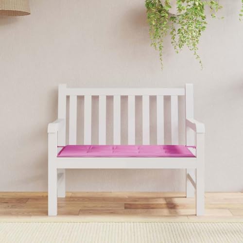 INLIFE Gartenbank-Kissen Rosa 100 x 50 x 4 cm Ox Stoff,Heim & Garten,Dekoration,Sitzpolster,Rosa,1.15 KG,361118 von INLIFE