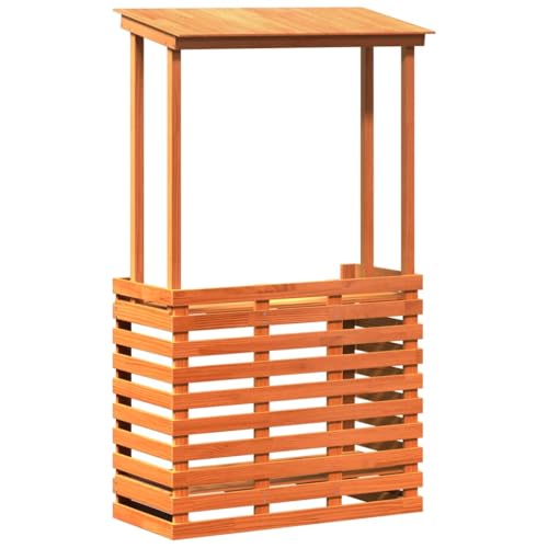 INLIFE Gartenbar mit Dach Braun 112,5x57x195,5 cm Massivholz Kiefer,Möbel,Gartenmöbel,Gartentische,Braun,29.82 KG,844641 INLIFE Gartenbar mit Dach Braun 112,5x57x195,5 cm Massivholz Kiefer,Möbel,Gartenmöbel,Gartentische,Braun,29.82 KG,844641 von INLIFE