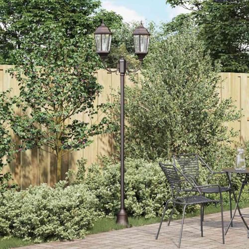 INLIFE Gartenlichtmast Bronzefarben Aluminium und Glas,Heim & Garten,Beleuchtung,Außenbeleuchtung,Bronze,7.27 KG,42000344 INLIFE Gartenlichtmast Bronzefarben Aluminium und Glas,Heim & Garten,Beleuchtung,Außenbeleuchtung,Bronze,7.27 KG,42000344 von INLIFE