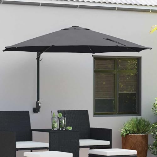 INLIFE Gartenparasol Anthrazit und Schwarz 248 x 248 x 148 cm,Heim & Garten,Rasen & Garten,Garten & Balkon,Sonnenschirme & Sonnenschutze,Anthrazit,9.15 KG,42003245 INLIFE Gartenparasol Anthrazit und Schwarz 248 x 248 x 148 cm,Heim & Garten,Rasen & Garten,Garten & Balkon,Sonnenschirme & Sonnenschutze,Anthrazit,9.15 KG,42003245 von INLIFE