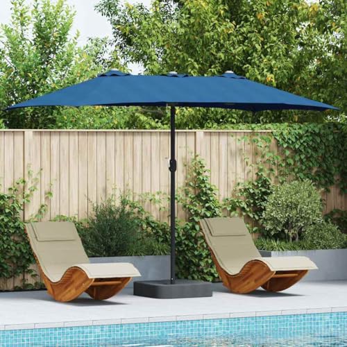 INLIFE Gartenparasol Blau 385 x 209 x 244 cm Stoff,Heim & Garten,Rasen & Garten,Garten & Balkon,Sonnenschirme & Sonnenschutze,Blau,16.08 KG,42003282 INLIFE Gartenparasol Blau 385 x 209 x 244 cm Stoff,Heim & Garten,Rasen & Garten,Garten & Balkon,Sonnenschirme & Sonnenschutze,Blau,16.08 KG,42003282 von INLIFE