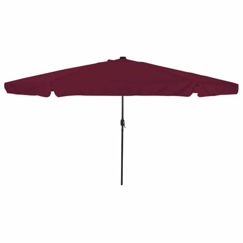 INLIFE Gartenparasol Rot und Schwarz 395 x 395 x 245 cm,Heim & Garten,Rasen & Garten,Garten & Balkon,Sonnenschirme & Sonnenschutze,Rot,9.7 KG,42003648 von INLIFE