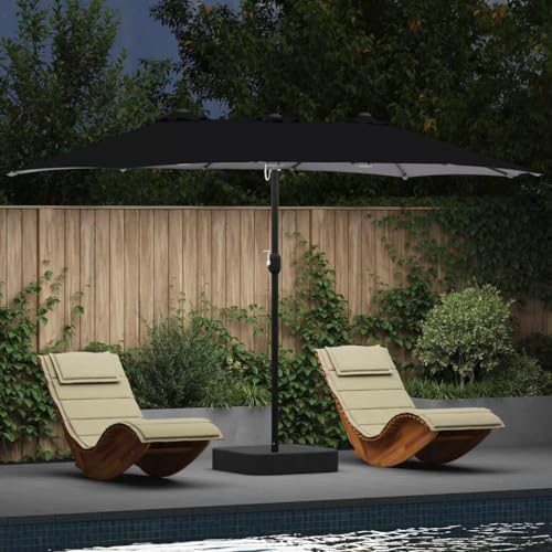 INLIFE Gartenparasol Schwarz 385 x 209 x 244 cm Stoff,Heim & Garten,Rasen & Garten,Garten & Balkon,Sonnenschirme & Sonnenschutze,Schwarz,16.7 KG,42003289 INLIFE Gartenparasol Schwarz 385 x 209 x 244 cm Stoff,Heim & Garten,Rasen & Garten,Garten & Balkon,Sonnenschirme & Sonnenschutze,Schwarz,16.7 KG,42003289 von INLIFE