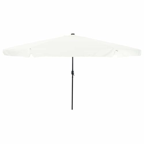 INLIFE Gartenparasol Weiß und Schwarz 395 x 395 x 245 cm,Heim & Garten,Rasen & Garten,Garten & Balkon,Sonnenschirme & Sonnenschutze,Weiß,9.7 KG,42003644 von INLIFE
