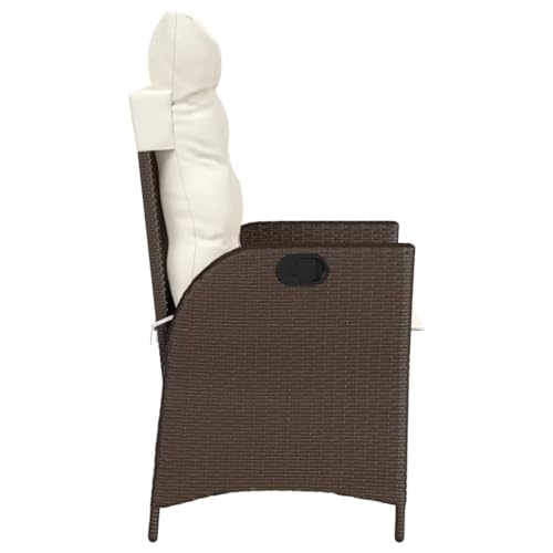 INLIFE Gartensessel Verstellbar mit Kissen Braun Poly Rattan,Möbel,Gartenmöbel,Gartensitzmöbel,Gartenstühle,Braun,10.4 KG,365258 INLIFE Gartensessel Verstellbar mit Kissen Braun Poly Rattan,Möbel,Gartenmöbel,Gartensitzmöbel,Gartenstühle,Braun,10.4 KG,365258 von INLIFE