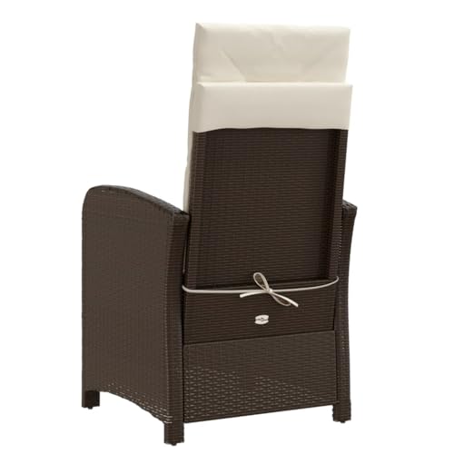 INLIFE Gartensessel mit Fußteil Verstellbar Braun Poly Rattan,Möbel,Gartenmöbel,Gartensitzmöbel,Gartenstühle,Braun,11.6 KG,365234 INLIFE Gartensessel mit Fußteil Verstellbar Braun Poly Rattan,Möbel,Gartenmöbel,Gartensitzmöbel,Gartenstühle,Braun,11.6 KG,365234 von INLIFE