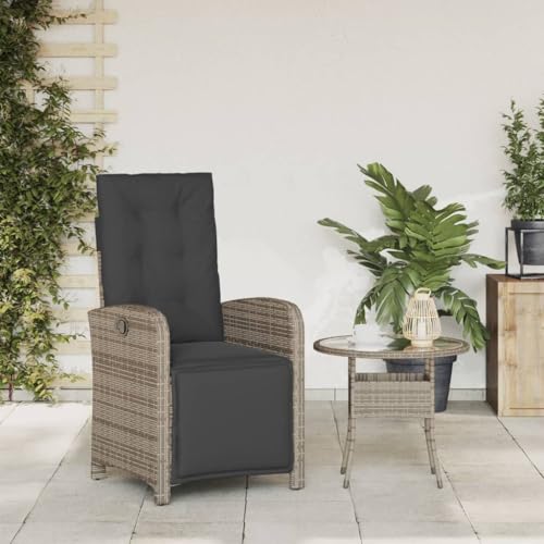 INLIFE Gartensessel mit Fußteil Verstellbar Grau Poly Rattan,Möbel,Gartenmöbel,Gartensitzmöbel,Gartenstühle,Grau,10.8 KG,365187 INLIFE Gartensessel mit Fußteil Verstellbar Grau Poly Rattan,Möbel,Gartenmöbel,Gartensitzmöbel,Gartenstühle,Grau,10.8 KG,365187 von INLIFE