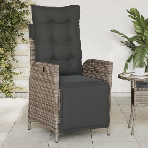 INLIFE Gartensessel mit Fußteil Verstellbar Grau Poly Rattan,Möbel,Gartenmöbel,Gartensitzmöbel,Gartenstühle,Grau,11.2 KG,365283 INLIFE Gartensessel mit Fußteil Verstellbar Grau Poly Rattan,Möbel,Gartenmöbel,Gartensitzmöbel,Gartenstühle,Grau,11.2 KG,365283 von INLIFE