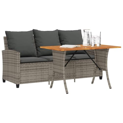INLIFE Gartensofa 3-Sitzer mit Kissen & Tisch Grau Poly Rattan,Möbel,Gartenmöbel,Gartensitzmöbel,Gartensofas,Grau,30.46 KG,4103856 INLIFE Gartensofa 3-Sitzer mit Kissen & Tisch Grau Poly Rattan,Möbel,Gartenmöbel,Gartensitzmöbel,Gartensofas,Grau,30.46 KG,4103856 von INLIFE