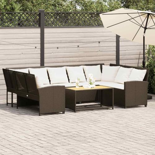 INLIFE Gartensofa mit Kissen Braun Poly Rattan,Möbel,Gartenmöbel,Gartenmöbel-Sets,Braun,58.8 KG,3365330 INLIFE Gartensofa mit Kissen Braun Poly Rattan,Möbel,Gartenmöbel,Gartenmöbel-Sets,Braun,58.8 KG,3365330 von INLIFE