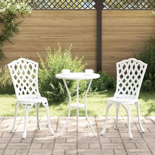 INLIFE Gartenstuhl 2 pcs Weiß 55 x 56,5 x 91cm Aluminium,Möbel,Gartenmöbel,Gartensitzmöbel,Gartenstühle,Weiß,7.68 KG,42002396 INLIFE Gartenstuhl 2 pcs Weiß 55 x 56,5 x 91cm Aluminium,Möbel,Gartenmöbel,Gartensitzmöbel,Gartenstühle,Weiß,7.68 KG,42002396 von INLIFE