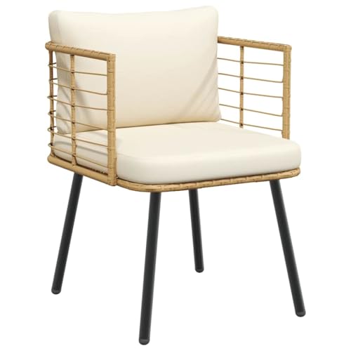 INLIFE Gartenstuhl mit Kissen Natur Poly Rattan,Möbel,Gartenmöbel,Gartensitzmöbel,Gartenstühle,Braun,8.8 KG,4108260 INLIFE Gartenstuhl mit Kissen Natur Poly Rattan,Möbel,Gartenmöbel,Gartensitzmöbel,Gartenstühle,Braun,8.8 KG,4108260 von INLIFE