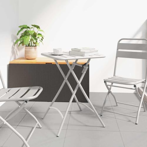 INLIFE Gartentisch Beige 55 x 55 x 73 cm Pulverbeschichteter Stahl,Möbel,Gartenmöbel,Gartentische,Beige,6.45 KG,42002947 INLIFE Gartentisch Beige 55 x 55 x 73 cm Pulverbeschichteter Stahl,Möbel,Gartenmöbel,Gartentische,Beige,6.45 KG,42002947 von INLIFE