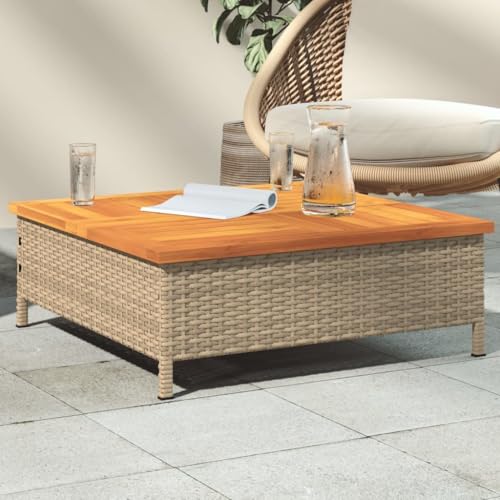 INLIFE Gartentisch Beige 70x70x25 cm Rattan und Akazienholz,Möbel,Gartenmöbel,Gartentische,Beige,7.8 KG,3281631 INLIFE Gartentisch Beige 70x70x25 cm Rattan und Akazienholz,Möbel,Gartenmöbel,Gartentische,Beige,7.8 KG,3281631 von INLIFE