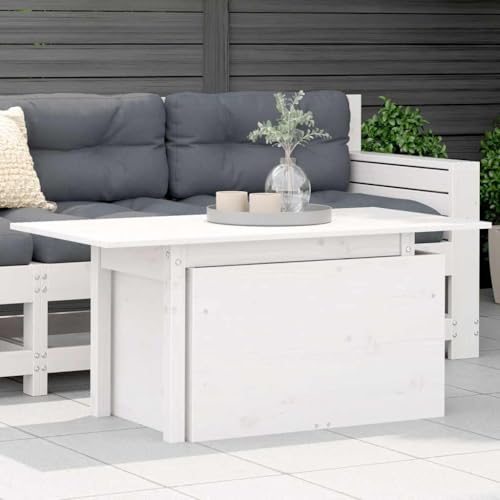 INLIFE Gartentisch Weiß 100x50x75 cm Massivholz Kiefer,Möbel,Gartenmöbel,Gartensitzmöbel,Gartensofaelemente,Weiß,14.6 KG,844909 INLIFE Gartentisch Weiß 100x50x75 cm Massivholz Kiefer,Möbel,Gartenmöbel,Gartensitzmöbel,Gartensofaelemente,Weiß,14.6 KG,844909 von INLIFE