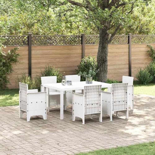 INLIFE Gartentisch Weiß 150 x 100 x 73 cm Poly-Rattan,Möbel,Gartenmöbel,Gartentische,Weiß,15.8 KG,871686 INLIFE Gartentisch Weiß 150 x 100 x 73 cm Poly-Rattan,Möbel,Gartenmöbel,Gartentische,Weiß,15.8 KG,871686 von INLIFE