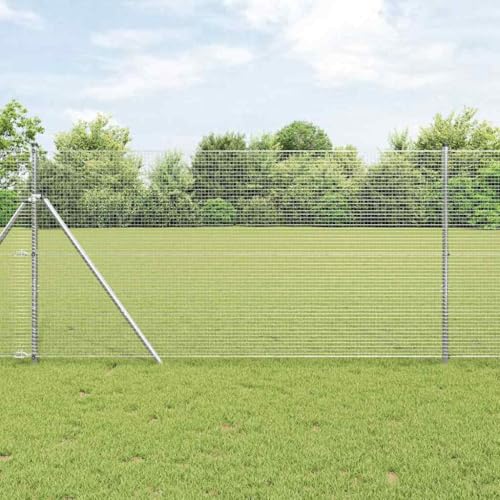 INLIFE Geschweißter Drahtzaun Silber 1 x 100 m Stahl,Heimwerkerbedarf,Hauseinzäunung,Zaunfelder,Silber,29.22 KG,42004999 INLIFE Geschweißter Drahtzaun Silber 1 x 100 m Stahl,Heimwerkerbedarf,Hauseinzäunung,Zaunfelder,Silber,29.22 KG,42004999 von INLIFE