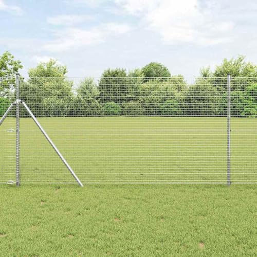 INLIFE Geschweißter Drahtzaun Silber 1.4 x 50 m Stahl,Heimwerkerbedarf,Hauseinzäunung,Zaunfelder,Silber,23.4 KG,42004972 INLIFE Geschweißter Drahtzaun Silber 1.4 x 50 m Stahl,Heimwerkerbedarf,Hauseinzäunung,Zaunfelder,Silber,23.4 KG,42004972 von INLIFE