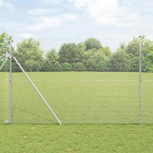 INLIFE Geschweißter Drahtzaun Silber 1.5 x 50 m Stahl,Heimwerkerbedarf,Hauseinzäunung,Zaunfelder,Silber,20.96 KG,42004975 INLIFE Geschweißter Drahtzaun Silber 1.5 x 50 m Stahl,Heimwerkerbedarf,Hauseinzäunung,Zaunfelder,Silber,20.96 KG,42004975 von INLIFE