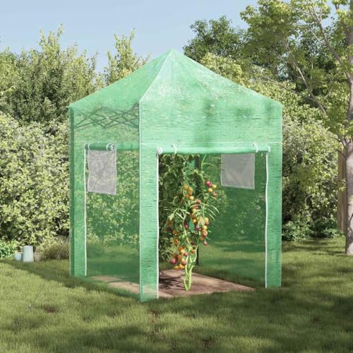 INLIFE Gewächshaus mit Dach Grün 200 x 200 x 300 cm Stahl,Heim & Garten,Rasen & Garten,Gartenpflege,Gewächshäuser,Grün,14.9 KG,42006641 INLIFE Gewächshaus mit Dach Grün 200 x 200 x 300 cm Stahl,Heim & Garten,Rasen & Garten,Gartenpflege,Gewächshäuser,Grün,14.9 KG,42006641 von INLIFE