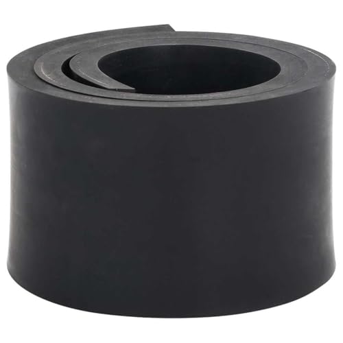 INLIFE Gummileiste für Schneepflug Schwarz 100x8x1 cm,Heim & Garten,Rasen & Garten,Schnee- und Eisbeseitigung,1.35 KG,4103510 von INLIFE