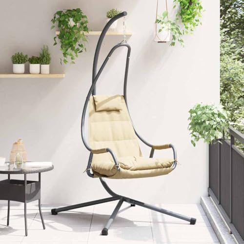 INLIFE Hängendes Ei-Stuhl Falten Beige 94 x 107 x 196,5 cm Stahl,Heim & Garten,Rasen & Garten,Garten & Balkon,Hollywoodschaukeln,Beige,21.6 KG,42003855 INLIFE Hängendes Ei-Stuhl Falten Beige 94 x 107 x 196,5 cm Stahl,Heim & Garten,Rasen & Garten,Garten & Balkon,Hollywoodschaukeln,Beige,21.6 KG,42003855 von INLIFE