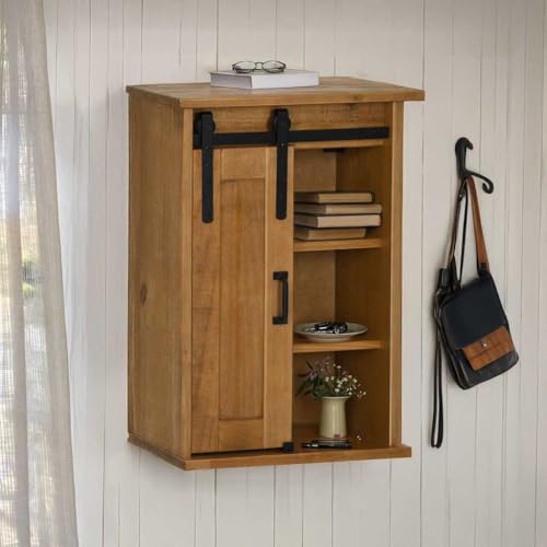INLIFE Hängeschrank Halden mit Schiebetür 49x22,5x70 cm Kiefer,Möbel,Schränke,Küchenschränke,Braun,10.3 KG,4018437 INLIFE Hängeschrank Halden mit Schiebetür 49x22,5x70 cm Kiefer,Möbel,Schränke,Küchenschränke,Braun,10.3 KG,4018437 von INLIFE