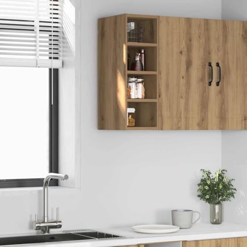 INLIFE Hängeschrank Riga Artisan-Eiche 20x29,5x60 cm Holzwerkstoff,Möbel,Schränke,Küchenschränke,Braun,7.7 KG,854165 INLIFE Hängeschrank Riga Artisan-Eiche 20x29,5x60 cm Holzwerkstoff,Möbel,Schränke,Küchenschränke,Braun,7.7 KG,854165 von INLIFE