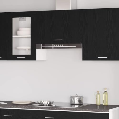INLIFE Hängeschrank Schwarze Eiche 60 x 31 x 60 cm Holzwerkstoff,Möbel,Schränke,Küchenschränke,Schwarz,10.5 KG,863146 INLIFE Hängeschrank Schwarze Eiche 60 x 31 x 60 cm Holzwerkstoff,Möbel,Schränke,Küchenschränke,Schwarz,10.5 KG,863146 von INLIFE
