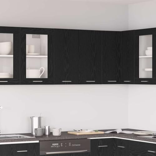 INLIFE Hängeschrank Schwarze Eiche 60 x 31 x 60 cm Holzwerkstoff,Möbel,Schränke,Küchenschränke,Schwarz,15.1 KG,863143 INLIFE Hängeschrank Schwarze Eiche 60 x 31 x 60 cm Holzwerkstoff,Möbel,Schränke,Küchenschränke,Schwarz,15.1 KG,863143 von INLIFE