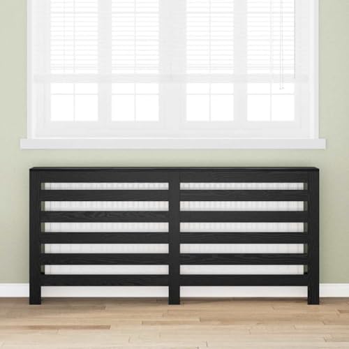 INLIFE Heizkörperabdeckung Schwarze Eiche 175 x 20 x 82 cm,Heim & Garten,Haushaltsgeräte-Zubehör,Heizkörper-Zubehör,Schwarz,16.95 KG,869221 von INLIFE