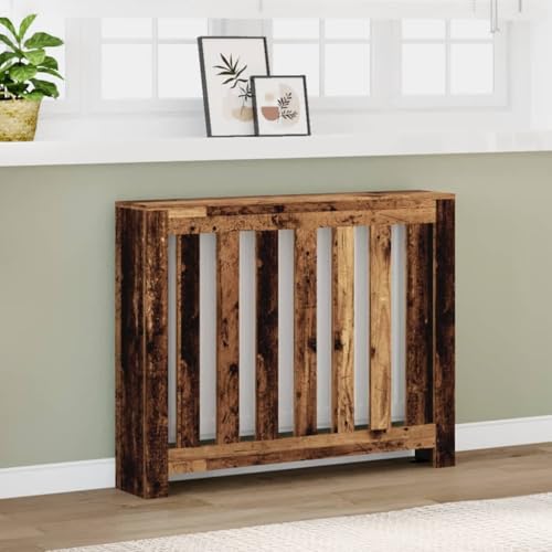 INLIFE Heizkörperverkleidung Altholz-Optik 104x20x82 cm Holzwerkstoff,Heim & Garten,Haushaltsgeräte-Zubehör,Heizkörper-Zubehör,Braun,12.85 KG,852742 von INLIFE