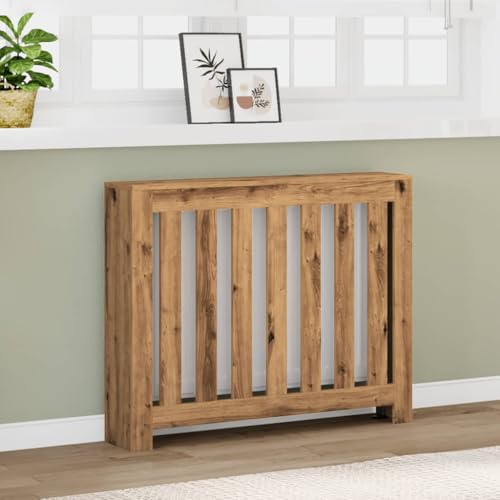 INLIFE Heizkörperverkleidung Artisan-Eiche 104x20x82 cm Holzwerkstoff,Heim & Garten,Haushaltsgeräte-Zubehör,Heizkörper-Zubehör,Braun,12.85 KG,852743 von INLIFE