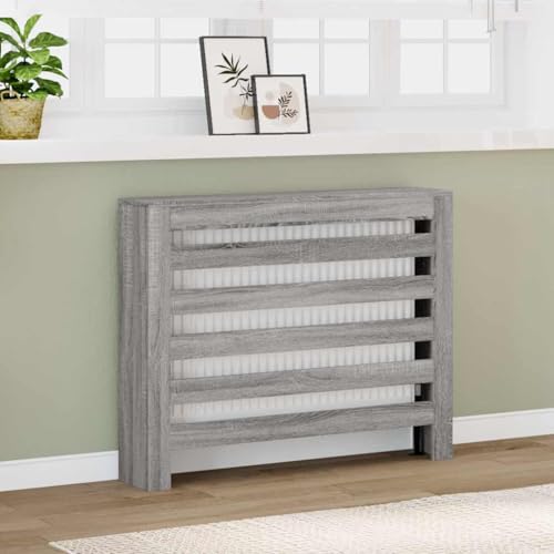 INLIFE Heizkörperverkleidung Grau Sonoma 104x20x82 cm Holzwerkstoff,Heim & Garten,Haushaltsgeräte-Zubehör,Heizkörper-Zubehör,Grau,12.1 KG,852695 von INLIFE