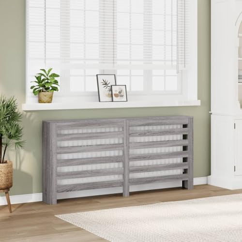 INLIFE Heizkörperverkleidung Grau Sonoma 175x20x82 cm Holzwerkstoff,Heim & Garten,Haushaltsgeräte-Zubehör,Heizkörper-Zubehör,Grau,17.8 KG,852713 von INLIFE