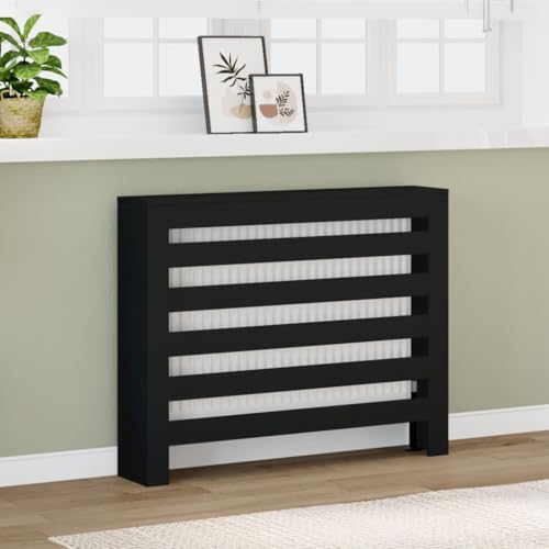 INLIFE Heizkörperverkleidung Schwarz 104x20x82 cm Holzwerkstoff,Heim & Garten,Haushaltsgeräte-Zubehör,Heizkörper-Zubehör,Schwarz,12.1 KG,852691 von INLIFE