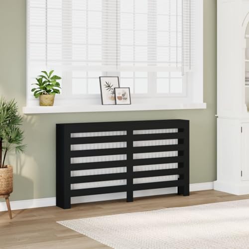INLIFE Heizkörperverkleidung Schwarz 149x20x82 cm Holzwerkstoff,Heim & Garten,Haushaltsgeräte-Zubehör,Heizkörper-Zubehör,Schwarz,16.1 KG,852700 von INLIFE