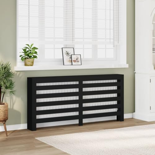 INLIFE Heizkörperverkleidung Schwarz 175x20x82 cm Holzwerkstoff,Heim & Garten,Haushaltsgeräte-Zubehör,Heizkörper-Zubehör,Schwarz,17.7 KG,852709 von INLIFE